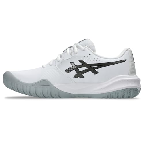 ASICS Men's Gel-Challenger 15 Tennis Shoes, 15, White/Gunmetal