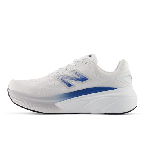 New Balance Men's Fresh Foam X More V6 Running Shoe, Nb 103 White/Blue Agate/Reflection, 10 M