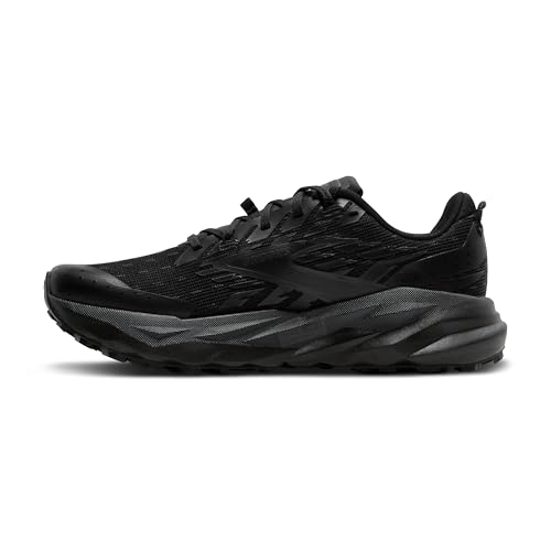 Brooks Women’s Cascadia 19 Mountain Trail Running Shoe - Black/Black/Ebony - 8 Medium