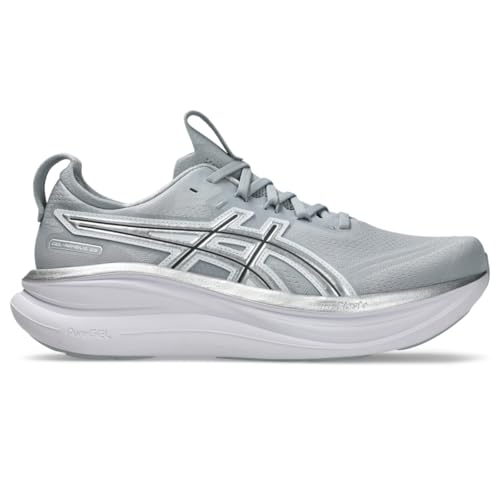 ASICS Men's Gel-Nimbus 28 Running Shoes, 7, Piedmont Grey/Pure Silver
