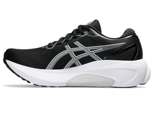 ASICS Women's Gel-Kayano 30 Running Shoes, 13, Black/Sheet Rock