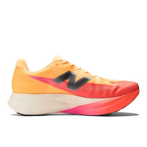 New Balance Mens FuelCell SuperComp Elite v5 Tangerine Heat/White Peach 10 Medium