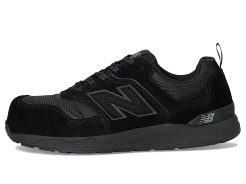 Men's New Balance Elite Lite SD10 Composite Toe Industrial Work Shoes in Black/Black alternate view 5