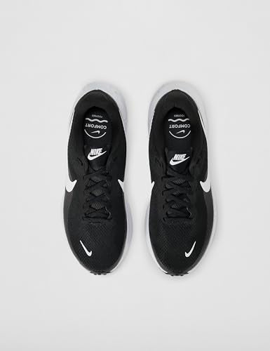 Nike Women's Revolution 8 Road Running Shoes, Black/White-Iron Grey, 9
