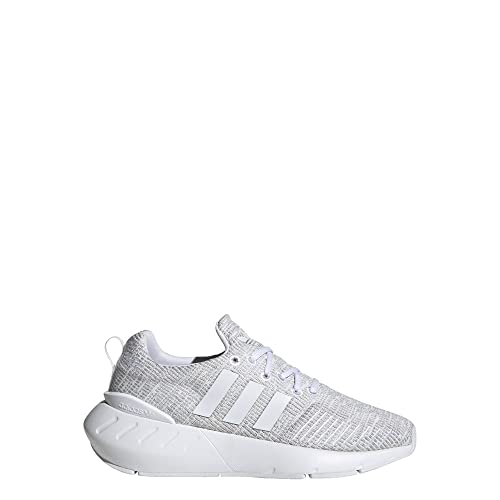 adidas Originals Swift Run 22 Skate Shoe, White/Grey/Black, 6 US Unisex Big Kid