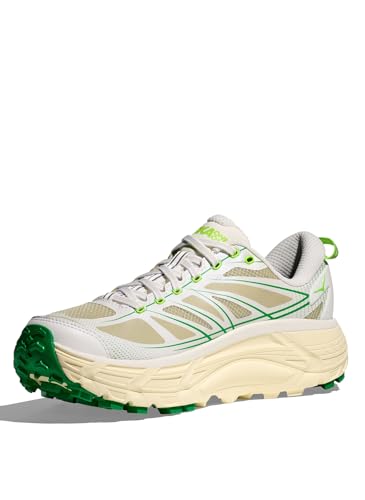 Hoka Unisex Mafate Speed 2 White/Fresh Cut Grass Men's 11.5, Women's 12.5 Medium - alternate view 3