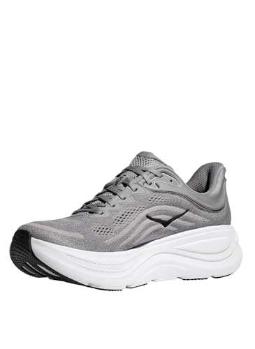 Hoka Mens Bondi 9 Galactic Grey/Stellar Grey 9.5 Medium