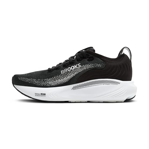 Brooks Women’s Adrenaline GTS 25 Supportive Running & Walking Shoe - Black/Grey/White - 8.5 Medium
