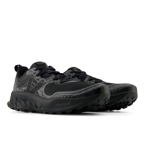 New Balance Men's Fresh Foam X Hierro V8 Gore-Tex Trail Running Shoe, Black/Phantom/Magnet, 10 M