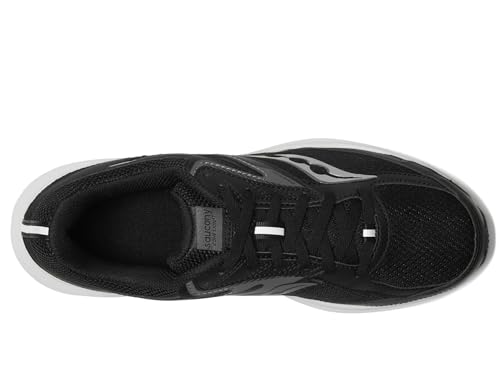 Saucony Men's Cohesion 17, Black/White, 12.5
