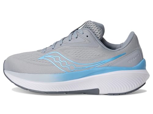 Saucony Women's Echelon 10 Sneaker, Flint/Breeze, 5