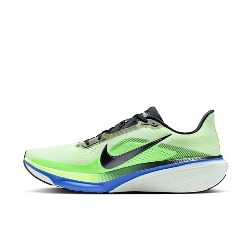 Nike Men's Air Zoom Pegasus 42 Sneaker, Volt Tint/Black Spruce/Sapphire, 10