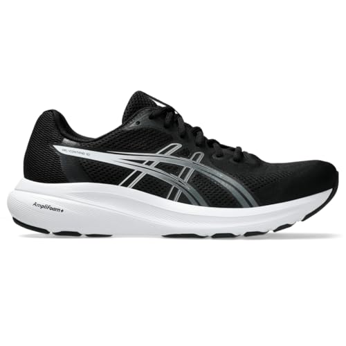 ASICS Men's Gel-Contend 10 Running Shoes, 11, Black/White