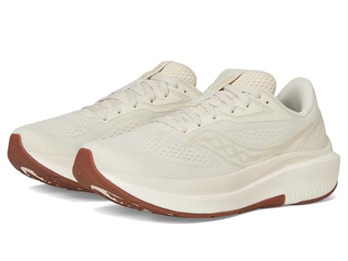 Saucony Women's Echelon 10 Sneaker, Rye/Gum, 5 Wide