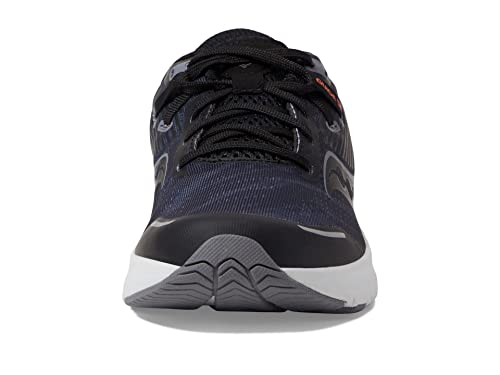 Saucony Unisex Child Guide 16 Sneaker, Black/White, 1.5 Big Kid US