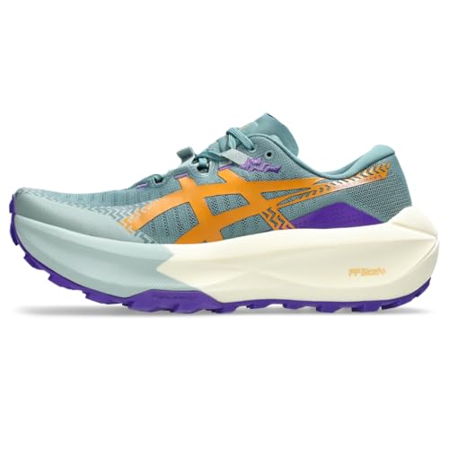 ASICS Women's Trabuco MAX 5 Running Shoes, 7.5, Foggy Teal/Radiant Amethyst