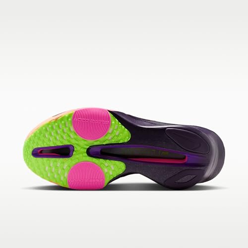 Nike Alphafly 3 Glam Men's Road Racing Shoes (Orange Pulse/Purple Dynasty/Electric Green/Black) Size 7