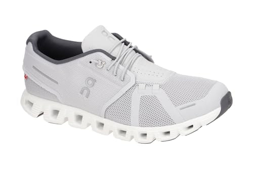 On Men's Cloud 5 Sneakers, Glacier/White, 14 Medium US
