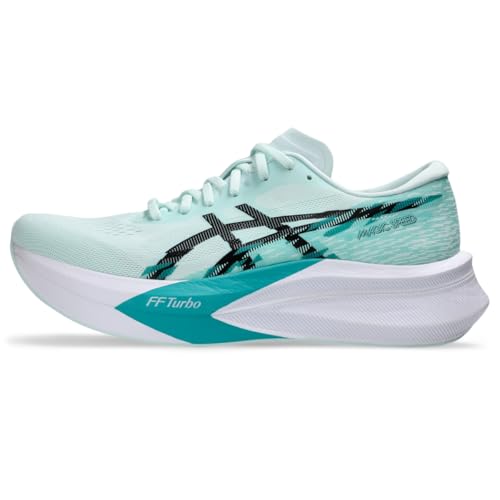 ASICS Men's Magic Speed 4 Running Shoes, 13, Soothing SEA/Black