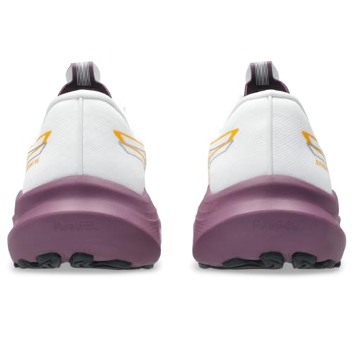 ASICS Women's GT-2000 14 Running Shoes, 6, White/YAMABUKI