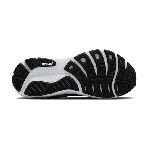 Brooks Men’s Ghost 17 Neutral Running Shoe - Black/Grey/White - 11.5 Medium