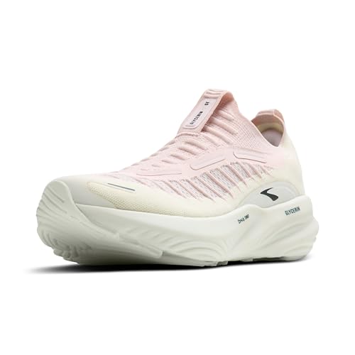 Brooks Women’s Glycerin 22 SE, Laceless Edition Neutral Running Shoe - Orchid Ice/Bluewash/Pine - 5 Medium