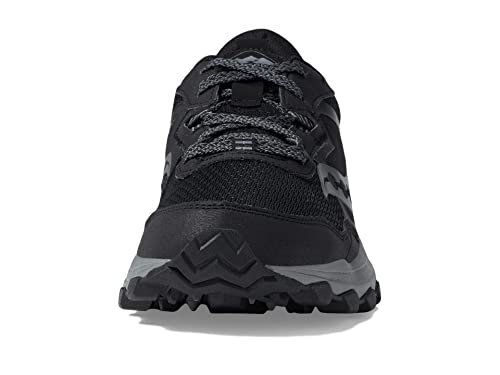 Saucony Men's Excursion TR16 Trail Running Shoe, Black/Charcoal, 8.5 Medium