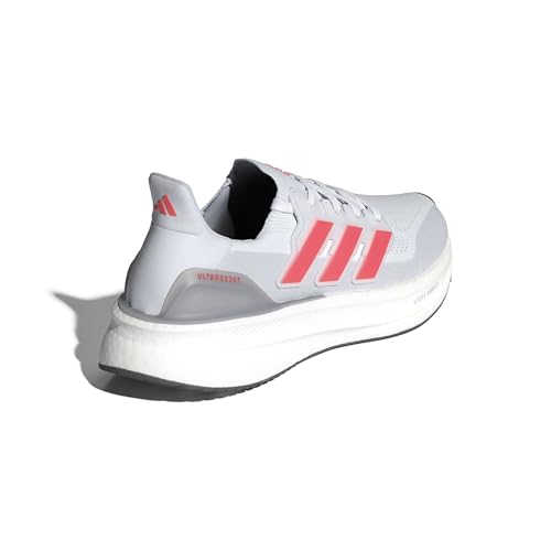 Adidas Men's Ultraboost 5, White/Solar Red/Halo Silver, 8