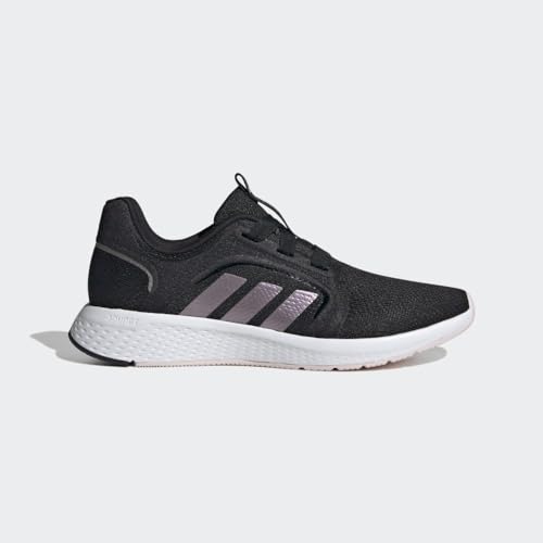 Adidas Womens Edge Lux Black/Matte Purple Metallic/Almost Pink 5