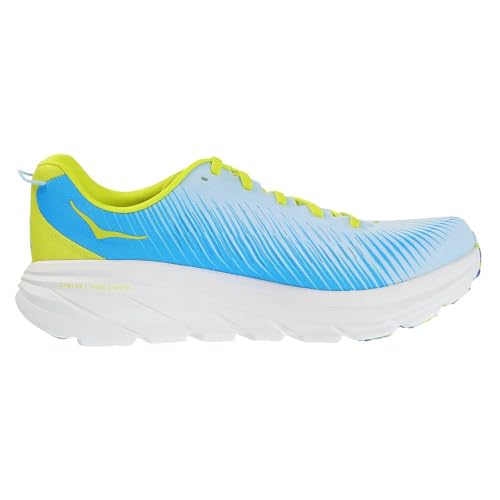HOKA ONE ONE Men's Rincon 3 Running Shoes, Ice Water/Diva Blue, 8 M US - alternate view 7