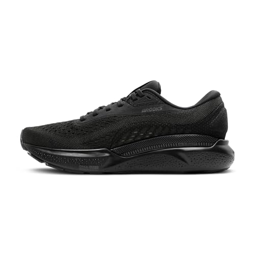 Brooks Men’s Adrenaline GTS 24 Supportive Running Shoe - Black/Black/Ebony - 10 Medium