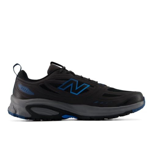 New Balance Men's Fresh Foam 410v9 Trail Running Shoe, Black/Altitude, 9.5 W