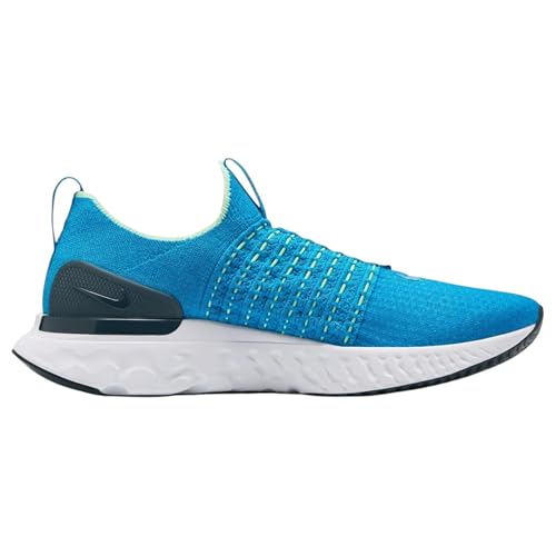 Nike React Phantom Run Flyknit 2 Men's Road Running Shoes (CJ0277-402, Blue Orbit/Vapor Green/Deep Ocean/Blue Orbit) Size 9