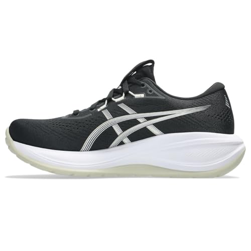 ASICS Women's Gel-Cumulus 28 Trainers, Black White, 9 US