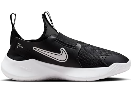 Nike Flex Runner 3 Kids Road Running Shoes Black/White/White