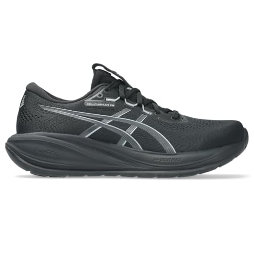 ASICS Men's Gel-Cumulus 28 Running Shoes, 12.5, Black/Carrier Grey