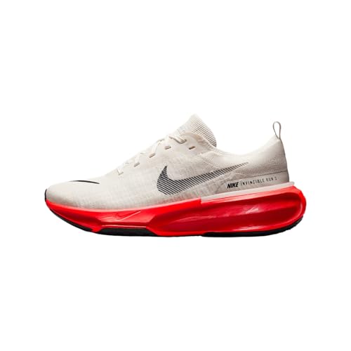 Nike Invincible 3 Men's Road Running Shoes (DR2615-009, Phantom/Bright Crimson/University Red/Black) Size 14