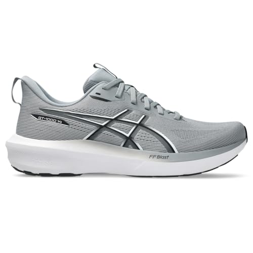 ASICS Men's GT-1000 14 Running Shoes, 14, Gravel/White