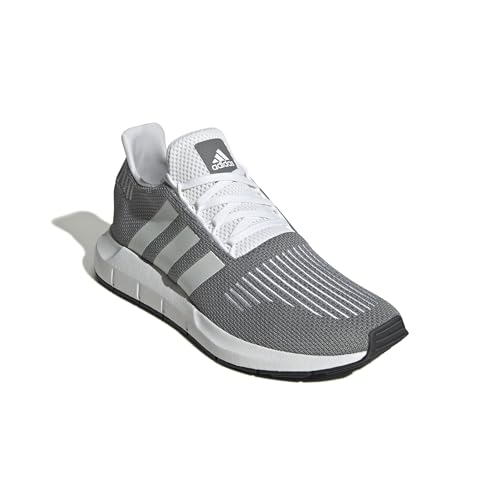 adidas Men's Swift Run 1.0, Grey/White/Black, 10