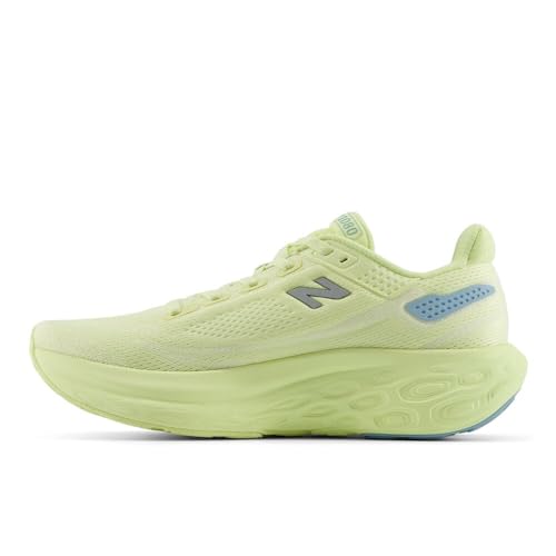 New Balance Women's Fresh Foam X 1080 V13 Running Shoe, Limelight/Chrome Blue/Silver Metalic, 13 M