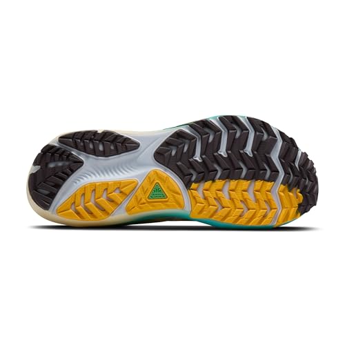 Brooks Men's Ghost Trail, Off-Road Running Shoe for Rugged Terrain - Bleached Sand/Rabbit/Bluefish - 9 Medium