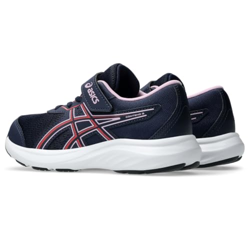 ASICS Kid's Contend 9 Pre School Running Shoes, 2.5, Midnight/Coral Reef
