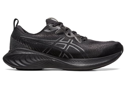 ASICS Men's Gel-Cumulus 25 Running Shoes, 8, Black/Gunmetal