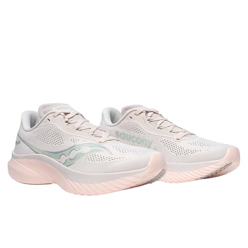 Saucony Women's Kinvara 15 Sneaker, Moon/Jade, 8