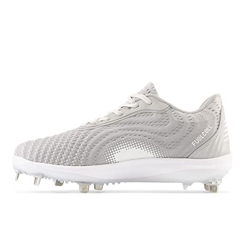 New Balance Men's FuelCell 4040 V7 Metal Baseball Shoe, Raincloud/Optic White, 10 M