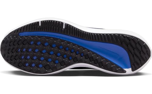 Nike Men's Air Winflo 10 Breathable Mesh Running Shoes Sneaker (Black/Wolf Grey/Racer Blue, US Footwear Size System, Adult, Men, Numeric, Medium, 10.5)