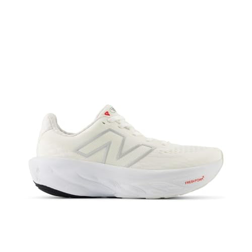 New Balance Fresh Foam X 1080 V14 Lace-up Running Shoe, White/Sea Salt, 3.5 Wide US Unisex Big_Kid