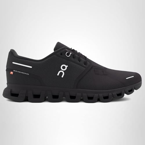 On Womens, Cloud 6 Black/Black 7.5 Medium