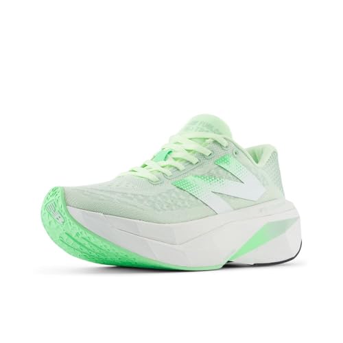 New Balance Women's FuelCell SuperComp Trainer V3 Running Shoe, Melon Water/Clay Ash/White, 9 M