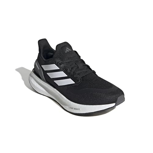 Adidas Women's Pureboost 5, Black/White/Grey, 8